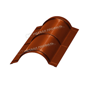 Планка конька круглого R110х2000 (AGNETA-20-Copper\Copper-0.5)